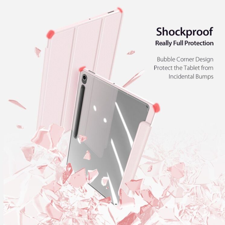 Защитный чехол DUX DUCIS TOBY Series для Samsung Galaxy Tab S10 FE Plus - Black: фото 11 из 11