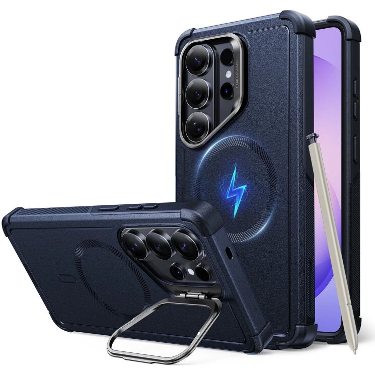 Защитный чехол ESR Cyber Tough Magnetic Case для Samsung Galaxy S26 Ultra (S948) - Blue: фото 1 из 7