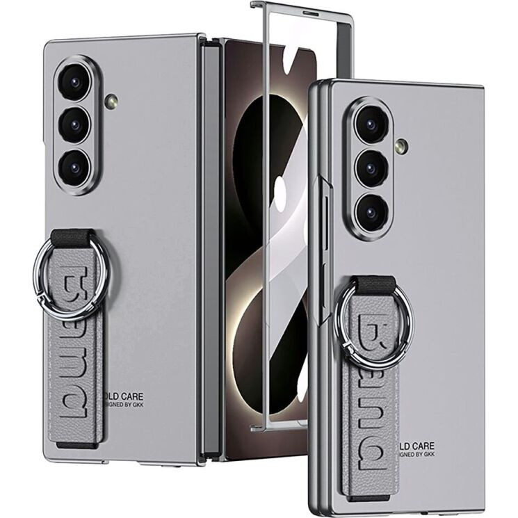 Захисний чохол GKK Band Strap для Samsung Galaxy Fold 8 Ultra - Grey (424032H) Захисний чохол GKK Band Strap для Samsung Galaxy Fold 8 Ultra - Grey: фото 1 з 8