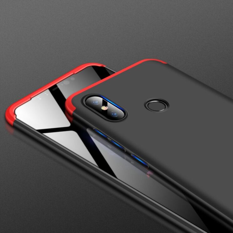 Защитный чехол GKK Double Dip Case для Xiaomi Mi 8 - Black / Red (139861BR) Защитный чехол GKK Double Dip Case для Xiaomi Mi 8 - Black / Red: фото 6 из 20
