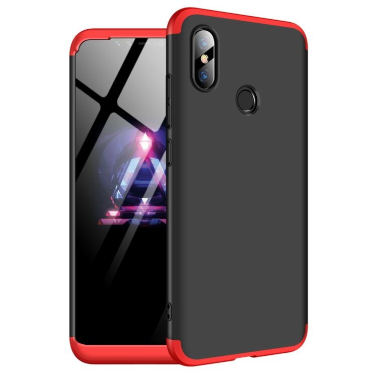 Защитный чехол GKK Double Dip Case для Xiaomi Mi 8 - Black / Red (139861BR) Защитный чехол GKK Double Dip Case для Xiaomi Mi 8 - Black / Red: фото 1 из 20