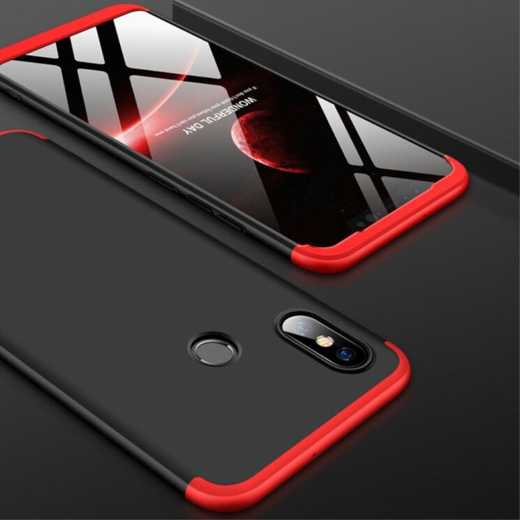 Защитный чехол GKK Double Dip Case для Xiaomi Mi 8 - Black / Red (139861BR) Защитный чехол GKK Double Dip Case для Xiaomi Mi 8 - Black / Red: фото 7 из 20