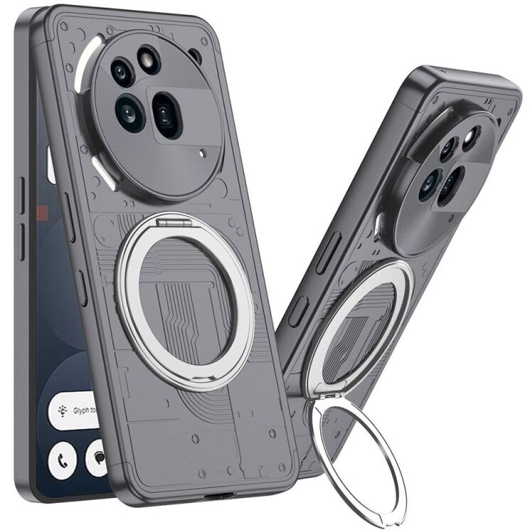 Защитный чехол GKK Double Dip Case Magnetic для Nothing Phone (3a) Pro - Grey: фото 1 из 9