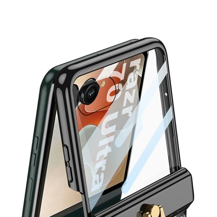 Защитный чехол GKK Hinge Ring для Motorola Razr 70 Ultra - Champagne Gold: фото 7 из 7