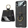 Защитный чехол GKK Ring Holder для Samsung Galaxy Flip 4 - Black (302229B)