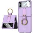 Защитный чехол GKK Ring Holder для Samsung Galaxy Flip 3 - Purple (282332V)