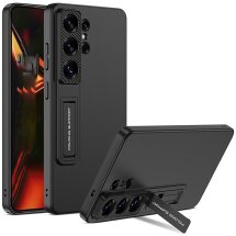 Защитный чехол GKK UltraThin Bracket Shell для Samsung Galaxy S26 Ultra - Black: фото 1 из 7