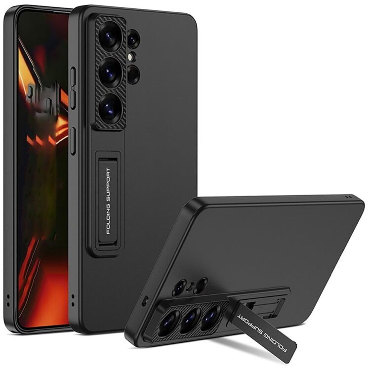 Защитный чехол GKK UltraThin Bracket Shell для Samsung Galaxy S26 Ultra - Black (404424B) Защитный чехол GKK UltraThin Bracket Shell для Samsung Galaxy S26 Ultra - Black: фото 1 из 7