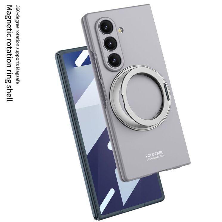 Защитный чехол GKK UltraThin Stand для Samsung Galaxy Fold 7 - Black: фото 6 из 7