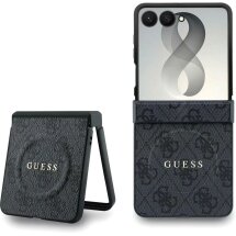 Защитный чехол Guess 4G Classic MagSafe для Samsung Galaxy Flip 8 (GUHMZF8P4MSEGCK) - Black: фото 1 из 7