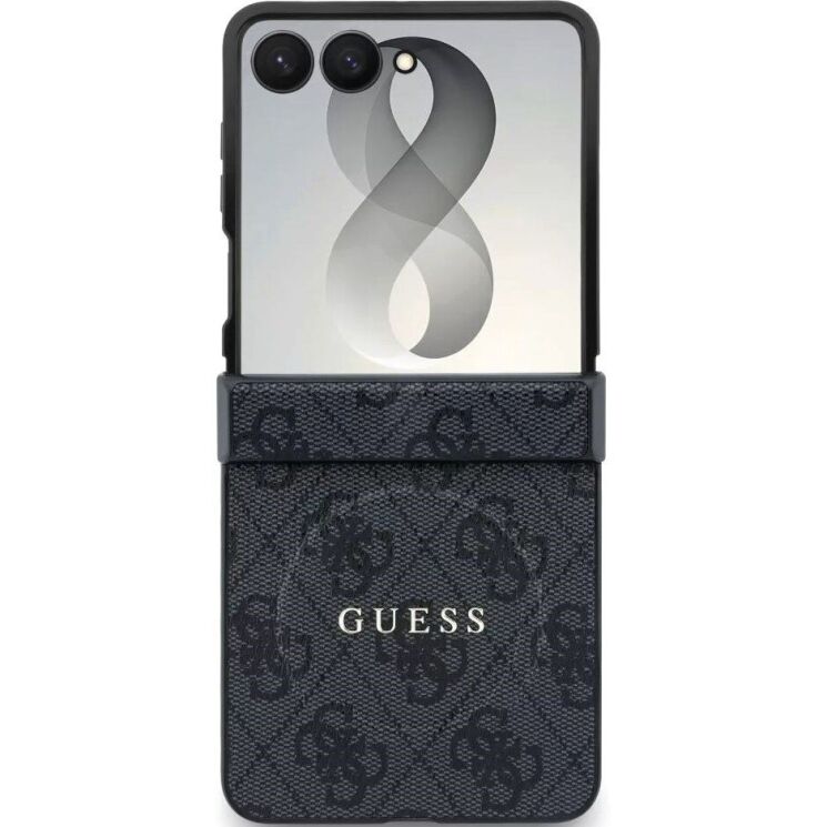 Защитный чехол Guess 4G Classic MagSafe для Samsung Galaxy Flip 8 (GUHMZF8P4MSEGCK) - Black (423576B) Защитный чехол Guess 4G Classic MagSafe для Samsung Galaxy Flip 8 (GUHMZF8P4MSEGCK) - Black: фото 3 из 7