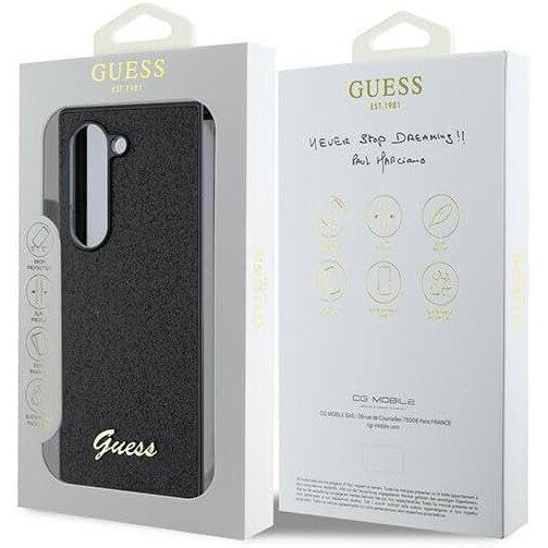 Захисний чохол Guess Glitter Script для Samsung Galaxy Fold 6 (GUHCZFD6HGGSHK) - Black: фото 7 з 7