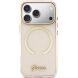 Защитный чехол Guess IML Script Metal MagSafe для iPhone 17 Pro (GUHMP17L5HTCSMSP) - Pink (403263P). Фото 2 из 9