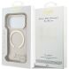 Защитный чехол Guess IML Script Metal MagSafe для iPhone 17 Pro (GUHMP17L5HTCSMSP) - Pink (403263P). Фото 8 из 9