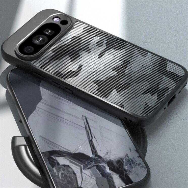 Защитный чехол IBMRS Military для Google Pixel 9 Pro XL - Grid Camouflage: фото 7 из 8