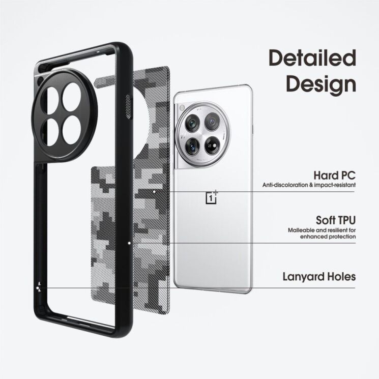 Защитный чехол IBMRS Military для OnePlus 12 - Artistic Camouflage: фото 2 из 6