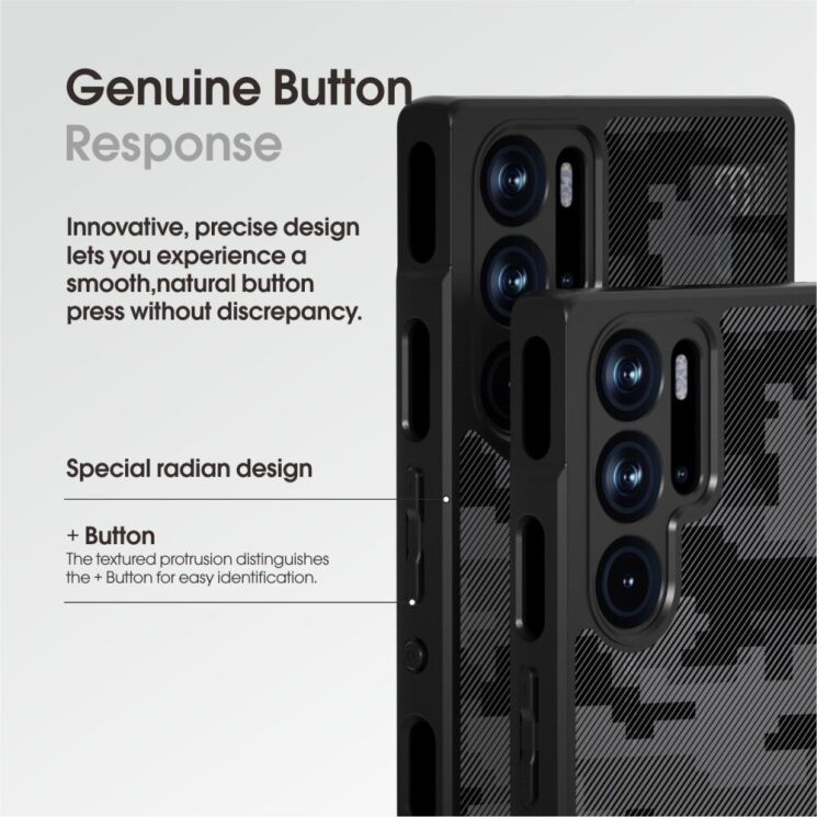 Защитный чехол IBMRS Military для ZTE Nubia Red Magic 9 Pro - Grid Camouflage: фото 4 из 6