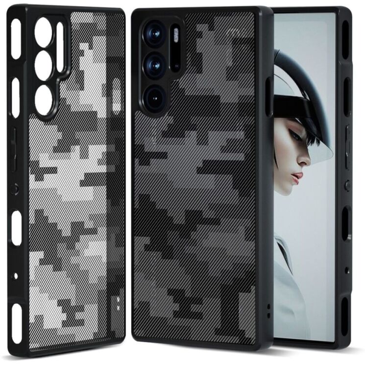 Защитный чехол IBMRS Military для ZTE Nubia Red Magic 9 Pro - Grid Camouflage: фото 1 из 6