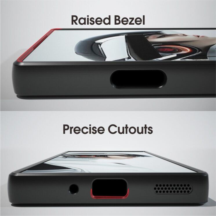 Защитный чехол IBMRS Military для ZTE Nubia Red Magic 9 Pro - Grid Camouflage: фото 3 из 6