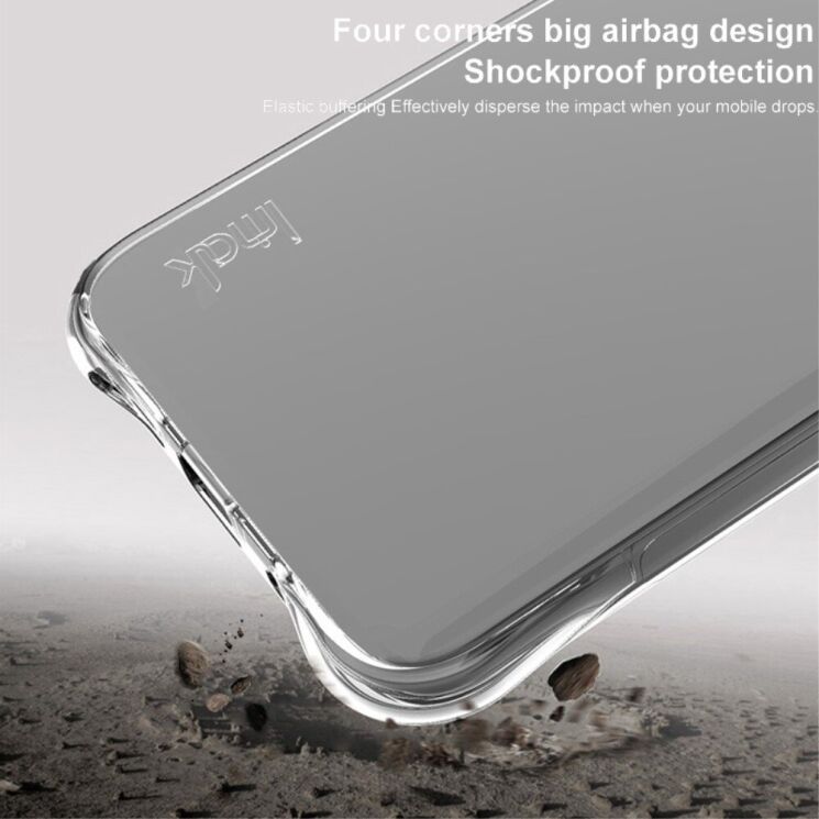 Защитный чехол IMAK Airbag MAX Case для Samsung Galaxy S24 FE (S721) - Transparent: фото 5 из 7