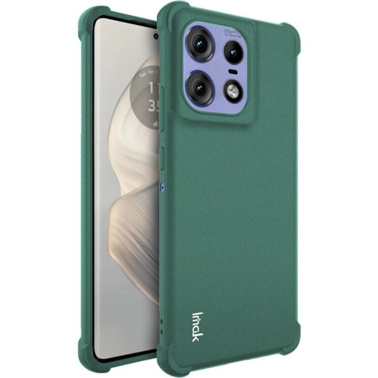 Защитный чехол IMAK Airbag Sand Case для Motorola Edge 50 Pro - Green: фото 2 из 12