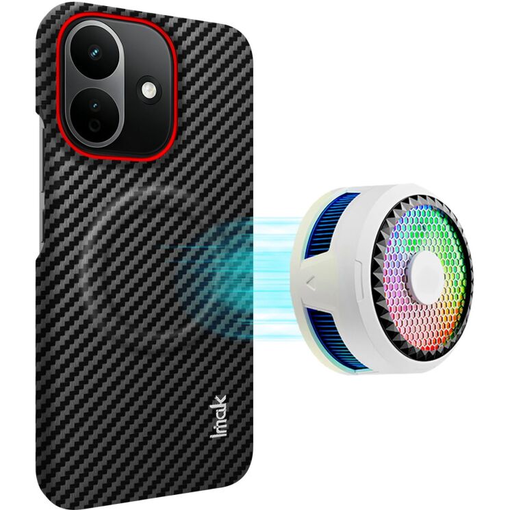 Захисний чохол IMAK Carbon Guard with MagSafe для Xiaomi Redmi Note 17 Pro - Carbon Fiber: фото 2 з 9