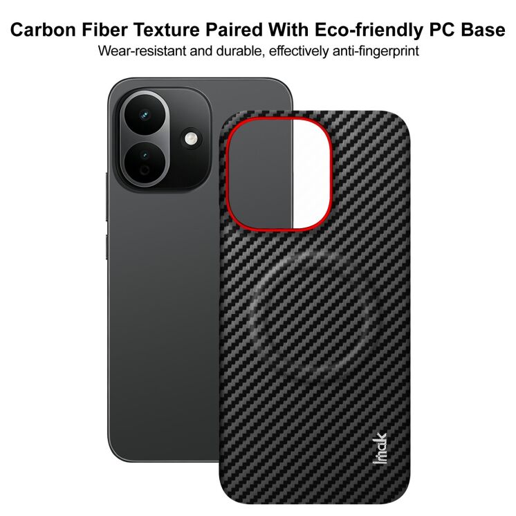 Захисний чохол IMAK Carbon Guard with MagSafe для Xiaomi Redmi Note 17 Pro - Carbon Fiber: фото 6 з 9