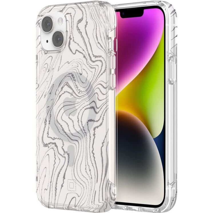 Захисний чохол Incipio Forme MagSafe для Apple iPhone 14 Plus (IPH-2006-TPG) - Topographic: фото 1 з 6