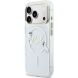 Защитный чехол Karl Lagerfeld IML Choupettes Karl Script Logo MagSafe для iPhone 17 Pro Max (KLHMP17X5HKSCAH) - Clear (411147C). Фото 2 из 8