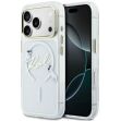 Захисний чохол Karl Lagerfeld IML Choupettes Karl Script Logo MagSafe для iPhone 17 Pro Max (KLHMP17X5HKSCAH) - Clear (411147C)