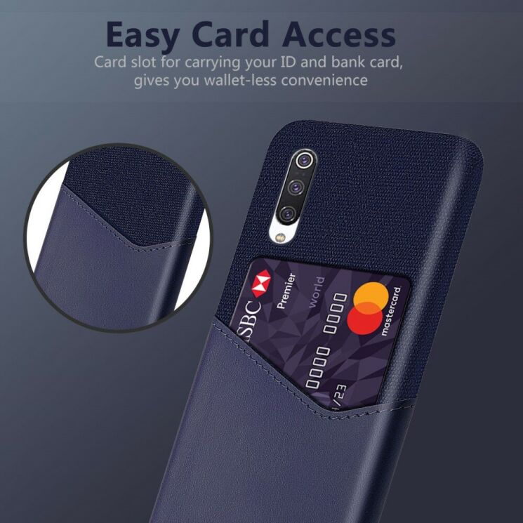 Захисний чохол KSQ Business Pocket для Xiaomi Mi CC9 / Mi 9 Lite - Blue: фото 3 з 4