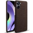 Защитный чехол KSQ Cloth Style для Realme 10 - Brown (314329Z)