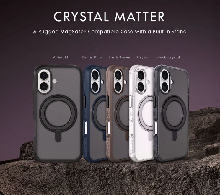Защитный чехол Laut CRYSTAL MATTER для Apple iPhone 16 Pro - Transparent: фото 9 из 14