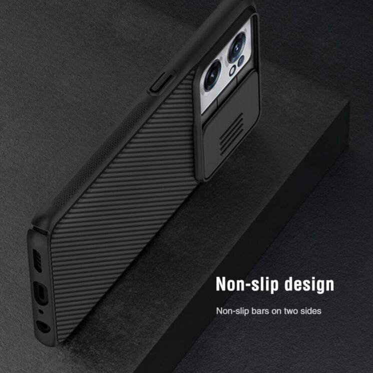 Защитный чехол NILLKIN CamShield Case для OnePlus Nord CE 2 - Black: фото 7 из 11