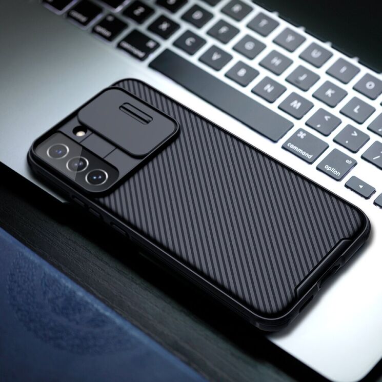 Защитный чехол NILLKIN CamShield Pro для Samsung Galaxy S22 Plus - Black: фото 17 из 20