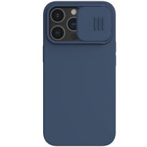 Захисний чохол NILLKIN CamShield Silky Magnetic Silicone Case для Apple iPhone 13 Pro - Blue: фото 1 з 18