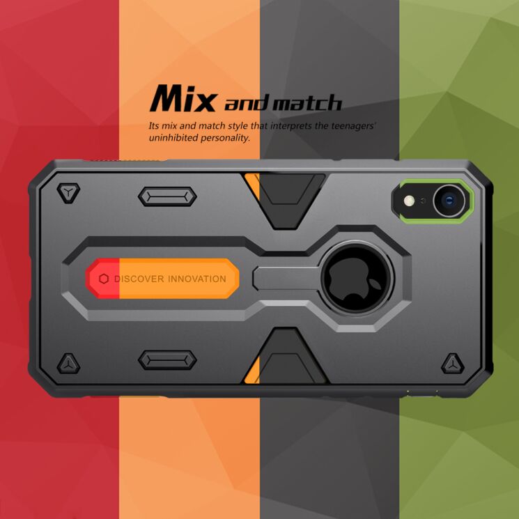 Защитный чехол NILLKIN Defender II для iPhone XR - Green: фото 12 из 13