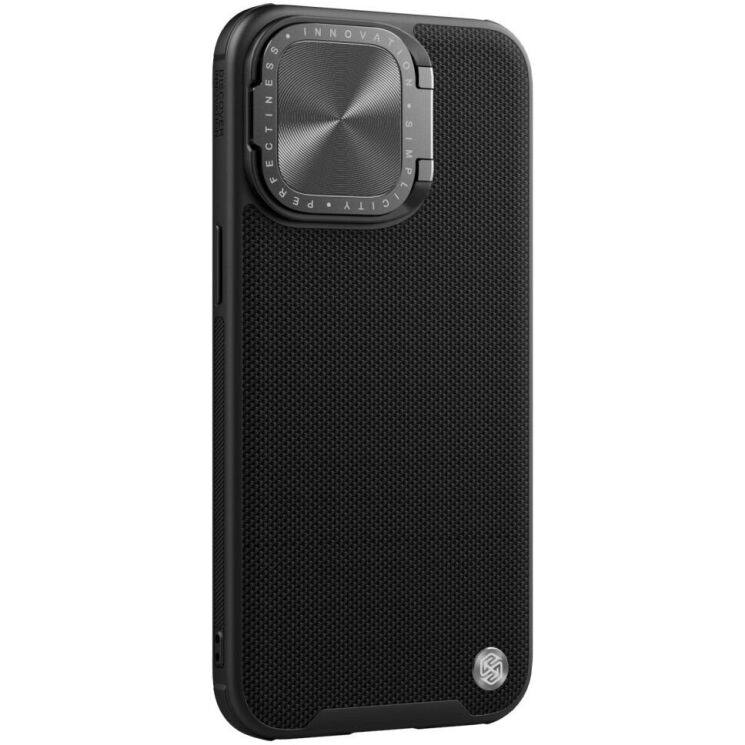 Защитный чехол NILLKIN Textured Prop для Apple iPhone 15 Pro Max - Black: фото 2 из 12