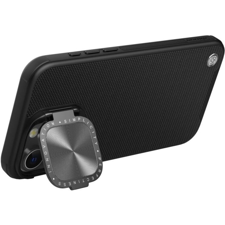 Защитный чехол NILLKIN Textured Prop для Apple iPhone 15 Pro Max - Black: фото 3 из 12