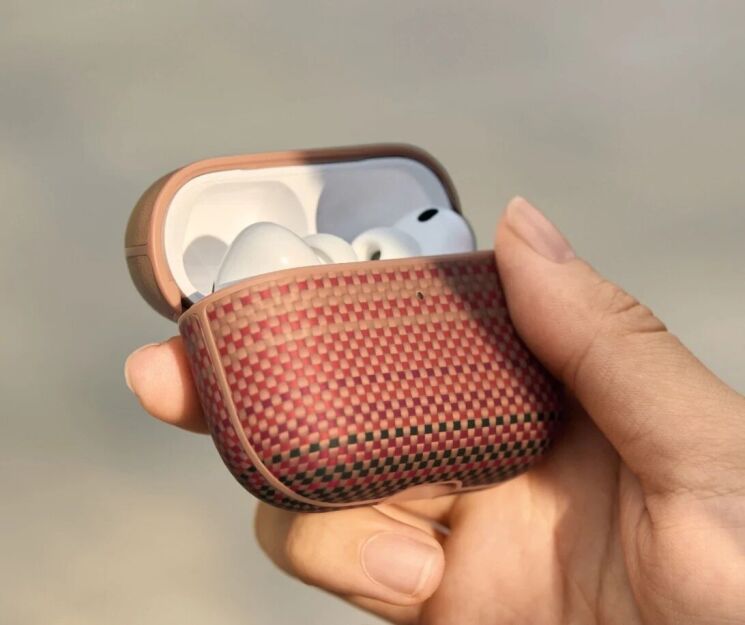 Защитный чехол Pitaka Aramid Fiber Case для AirPods Pro 3 (APM2503) - Moonrise: фото 5 из 7