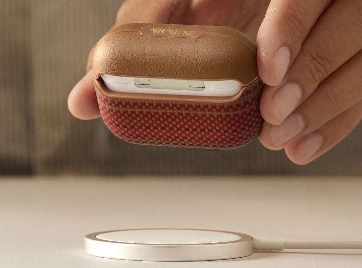 Защитный чехол Pitaka Aramid Fiber Case для AirPods Pro 3 (APM2503) - Moonrise: фото 6 из 7