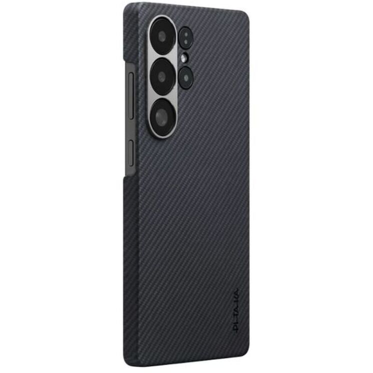 Защитный чехол Pitaka Ultra-Slim Case для Samsung Galaxy S25 Ultra (S938) KS2501U - 600D Black / Grey (Twill): фото 3 из 11