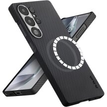 Защитный чехол Pitaka Ultra-Slim Case для Samsung Galaxy S25 Ultra (S938) KS2501U - 600D Black / Grey (Twill): фото 1 из 11