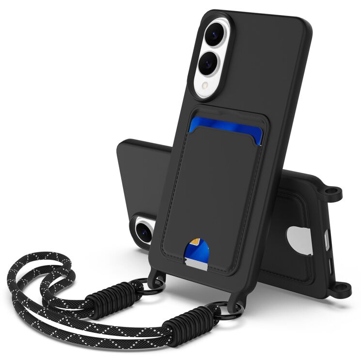 Захисний чохол Reframe Silicone Holder для Samsung Galaxy S25 Edge (S937) - Black: фото 1 з 7