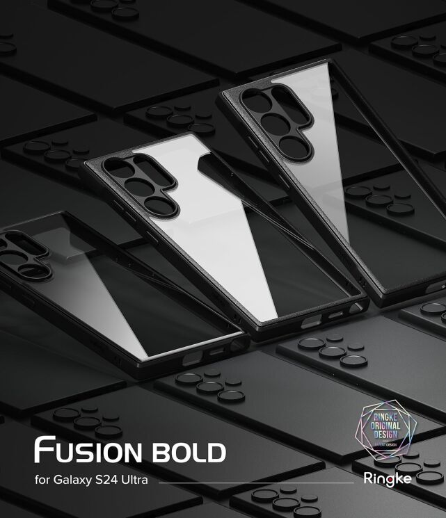 Захисний чохол Ringke Fusion Bold для Samsung Galaxy S24 Ultra (S928) 8809961783708 - Black: фото 2 з 16