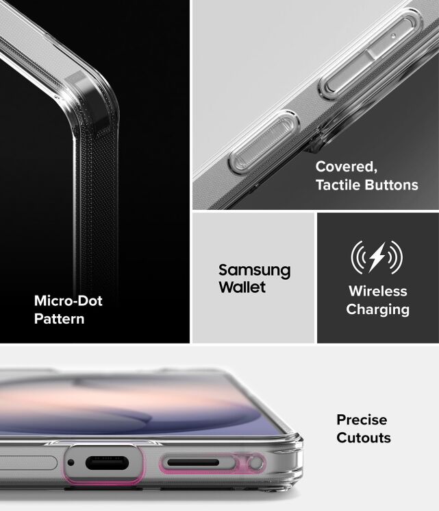 Защитный чехол Ringke Fusion для Samsung Galaxy S26 Plus (S947) 8800328814974 - Clear: фото 13 из 16