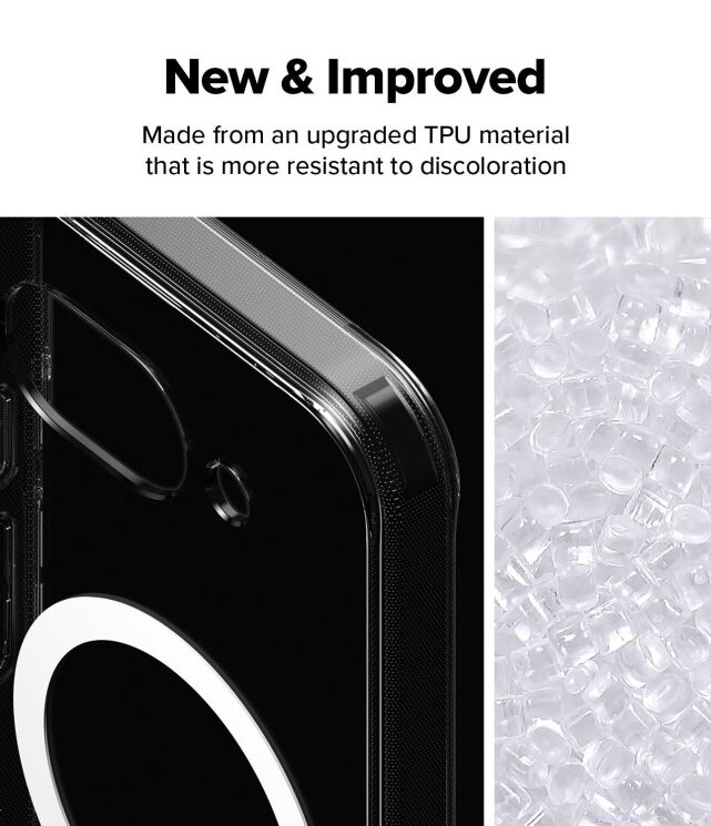 Защитный чехол Ringke Fusion Magnetic для Google Pixel 9a (8800293853237) - Clear: фото 6 из 13