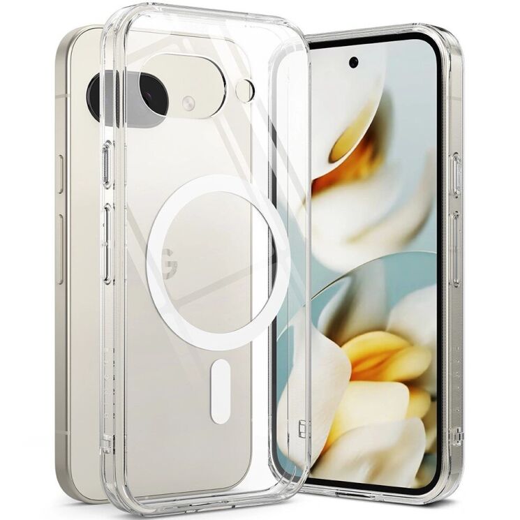 Защитный чехол Ringke Fusion Magnetic для Google Pixel 9a (8800293853237) - Clear: фото 2 из 13