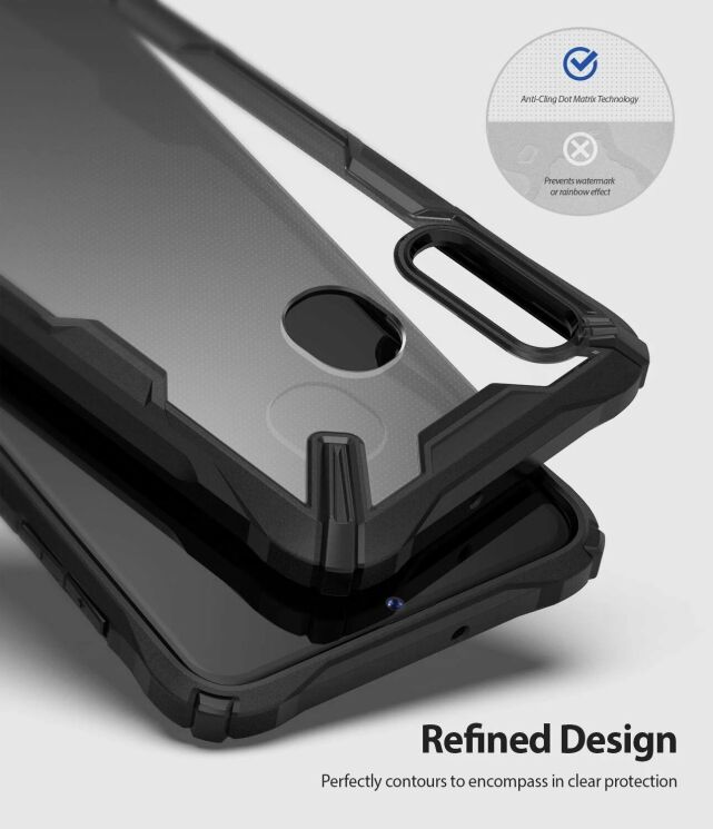 Захисний чохол RINGKE Fusion X для Samsung Galaxy A20 (A205) - Black: фото 3 з 5