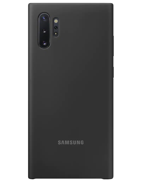 Защитный чехол Silicone Cover для Samsung Galaxy Note 10+ (N975) EF-PN975TBEGRU - Black: фото 1 из 5